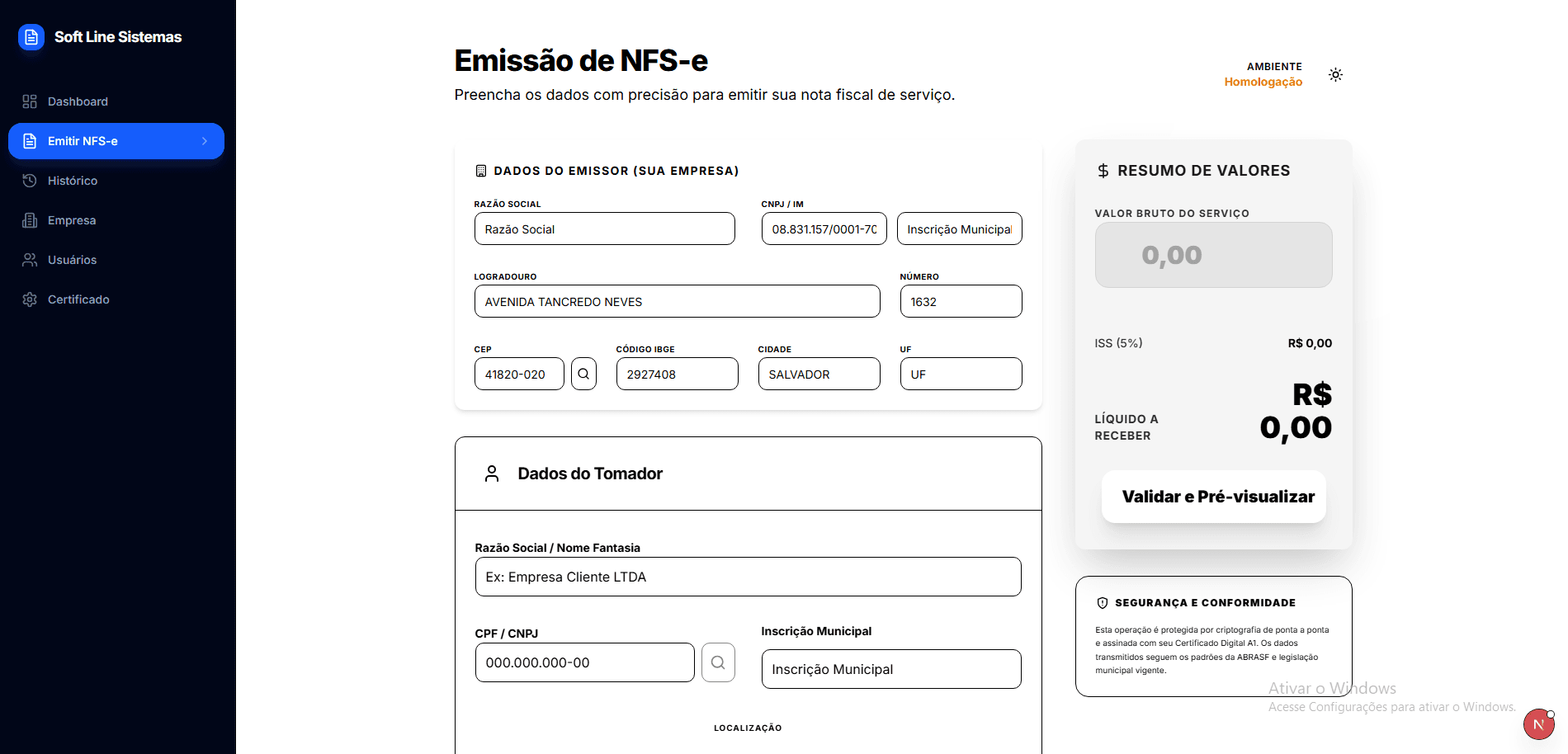 NFSe - Geração de Notas Fiscais